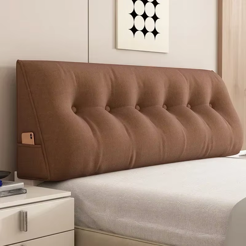 Grand oreiller triangulaire pour lit, repose-lit en coin, oreiller de lecture, Support de positionne