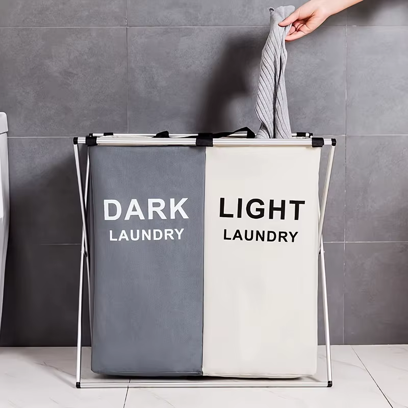 Panier à linge de tri pliable de grande capacité, panier de rangement pliable, adapté à la chambre à