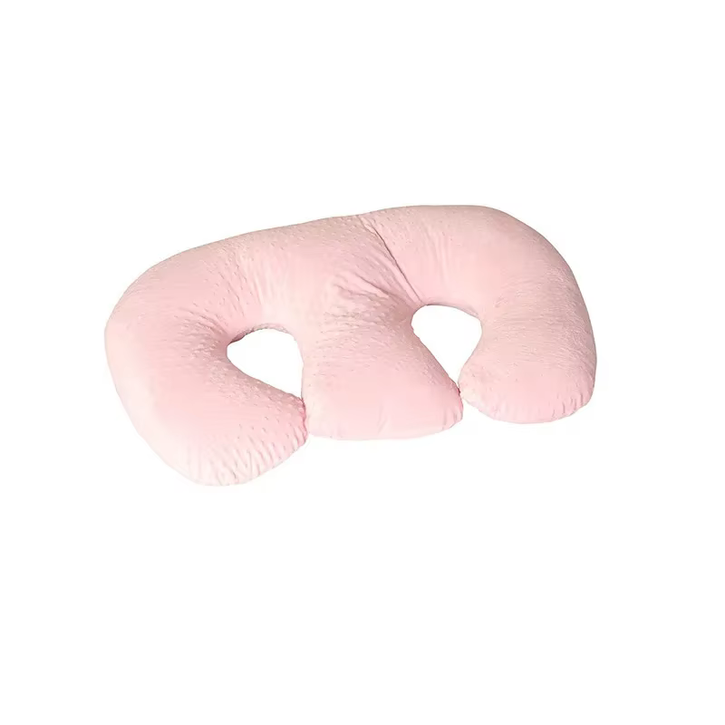 Oreiller double pour bébé, oreiller d'allaitement multifonctionnel, Anti-débordement, coussins de cr
