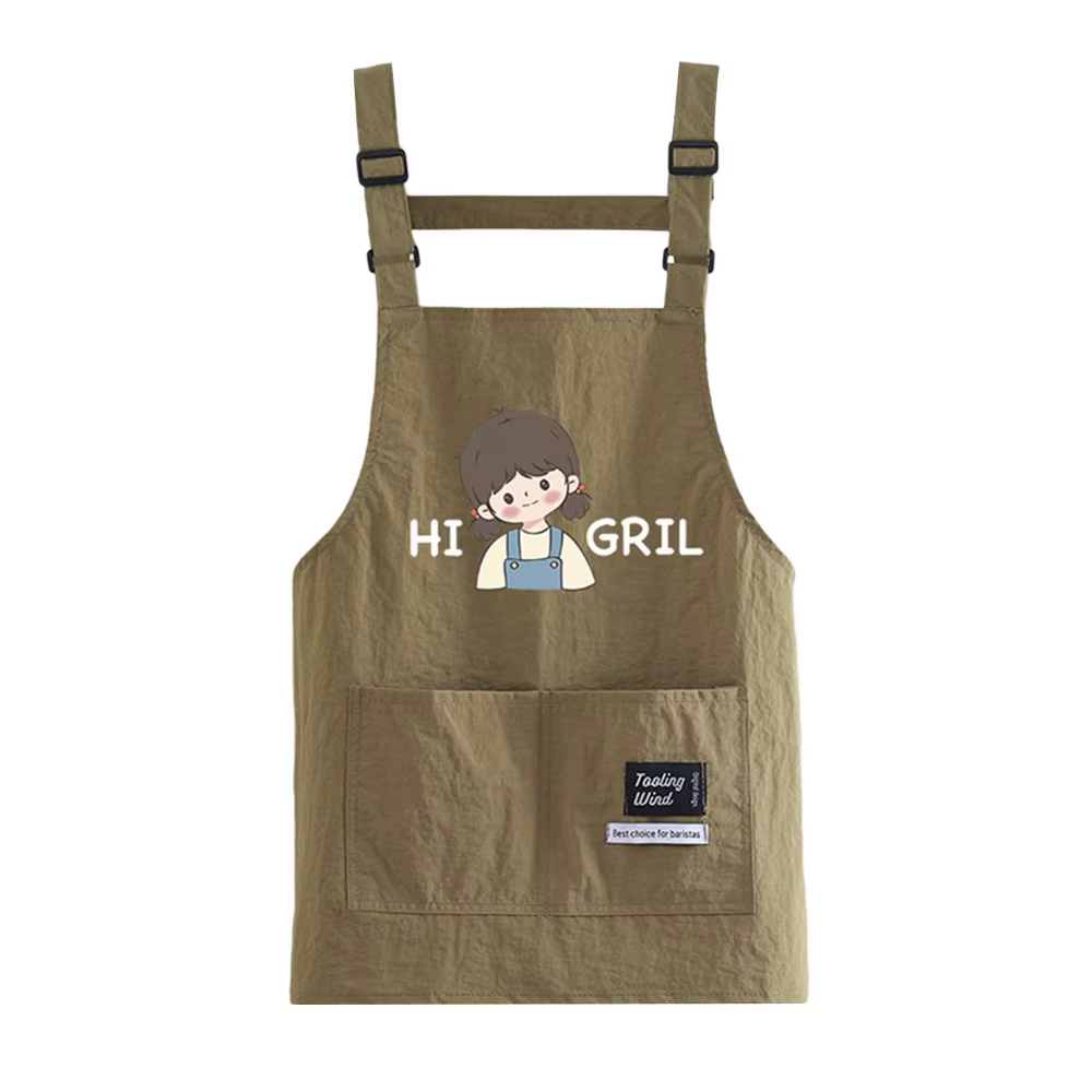 Tablier de cuisine créatif de dessin animé, Smock de cuisine imperméable et réglable, tablier de Che