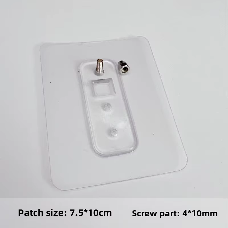 Lot de 2 autocollants à vis pour étagère de salle de bain, 4x10mm, sans perçage, résistants et non-m
