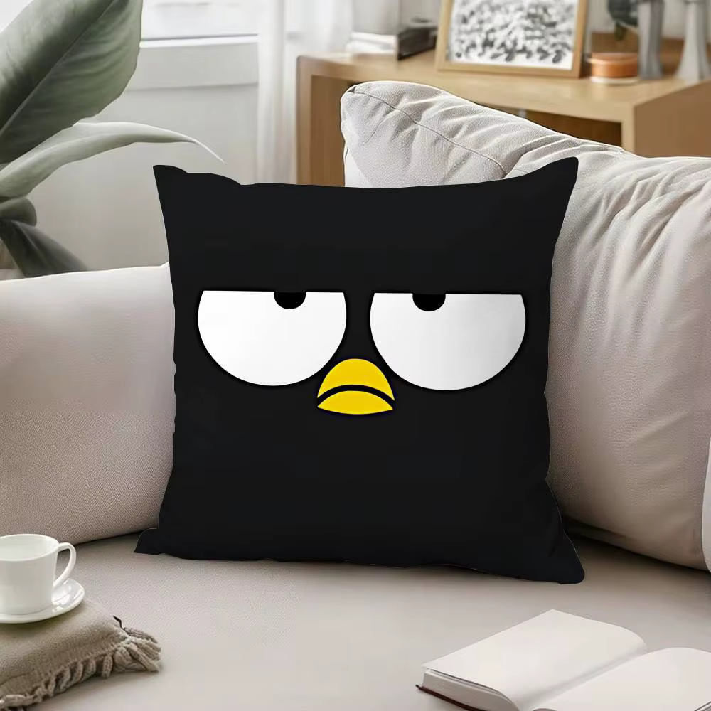 Housse de coussin à motif imprimé Kawaii, pour salon, canapé, coussin et décoration de chambre à cou