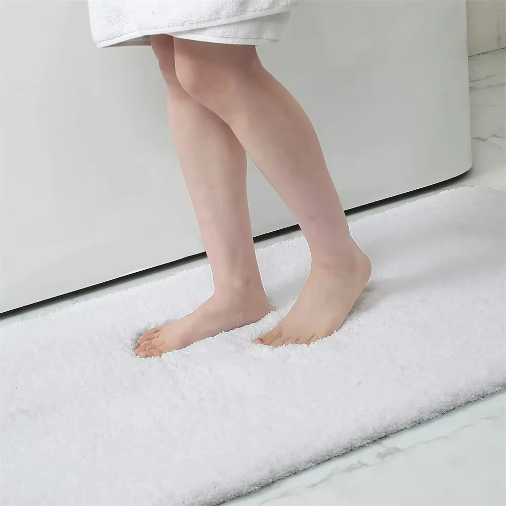 Tapis de salle de bain simples et luxueux, tapis de bain absorbants, tapis de douche, tapis de prote