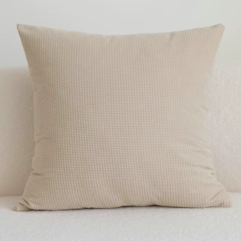 Housse de coussin moderne Beige kaki, taie d'oreiller Design Wabi-sabi, Texture géométrique, décorat