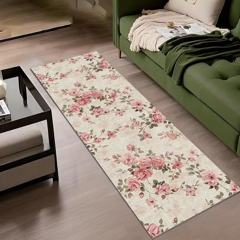 Tapis de chemin de fleurs de roses, décoration de fleurs romantique pour la saint-valentin, pour cou
