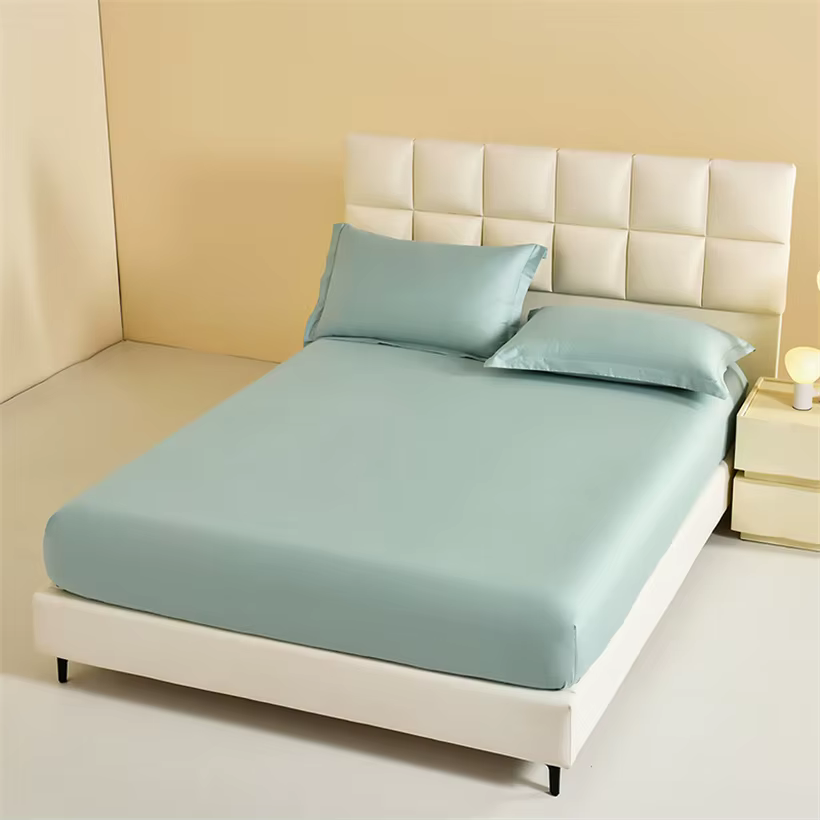 Drap-housse de luxe en coton égyptien doux, 600 fils, 100 % coton à fibres longues, avec élastiques,