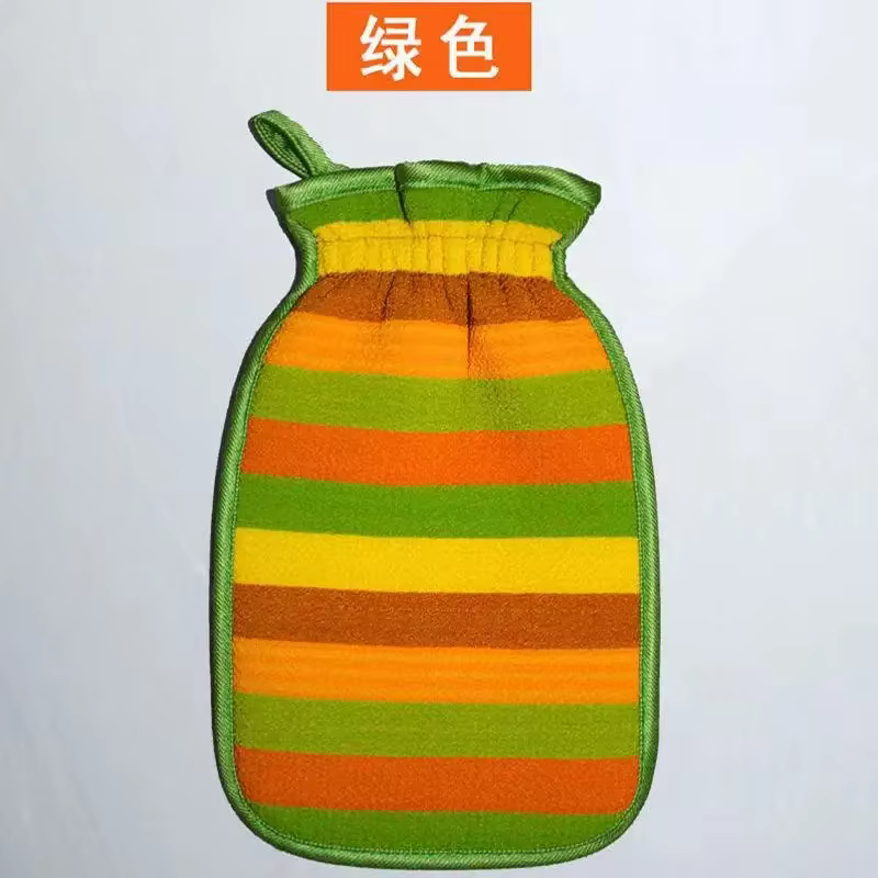 Gants de bain rayés pour enfants et tout-petits, brosse de douche, gant de toilette, serviettes de b