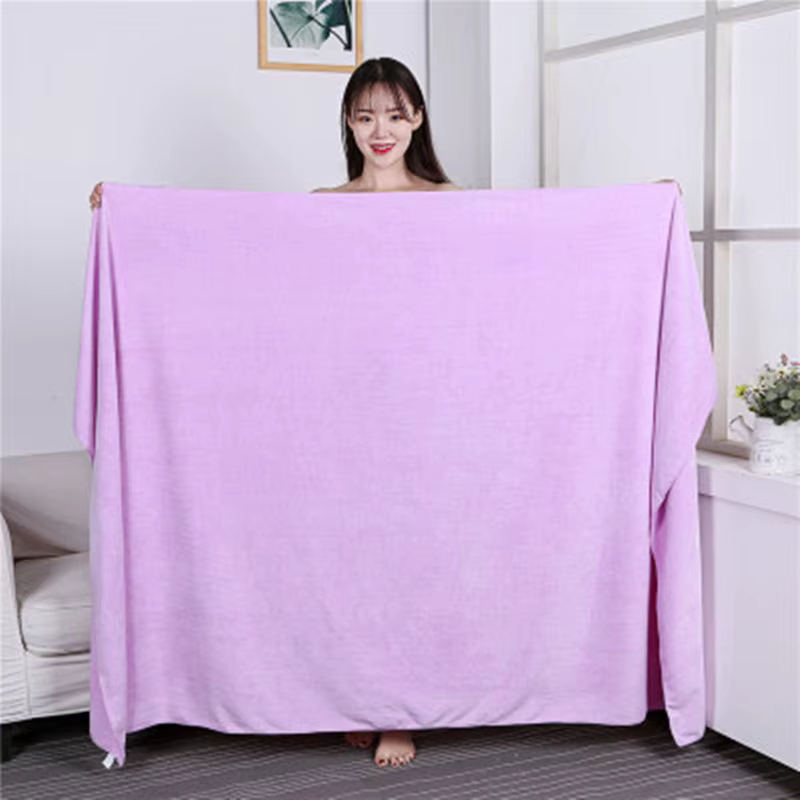 Serviette de bain en microfibre, super grande, douce, haute absorption et à séchage rapide, sport, v
