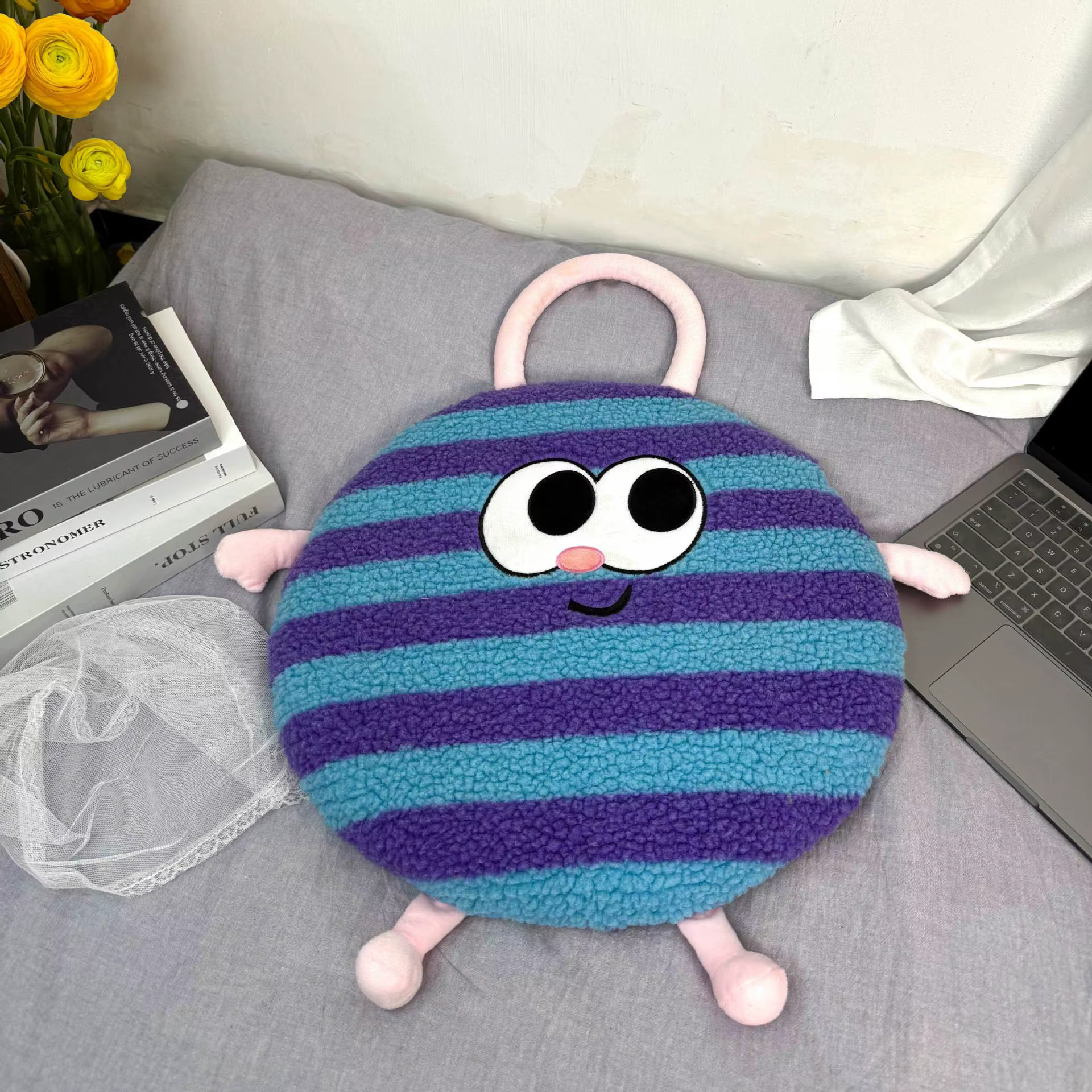 Coussin de rotondité Dopamine, doux et confortable, pour le travail de bureau, sédentaire, mignon ta