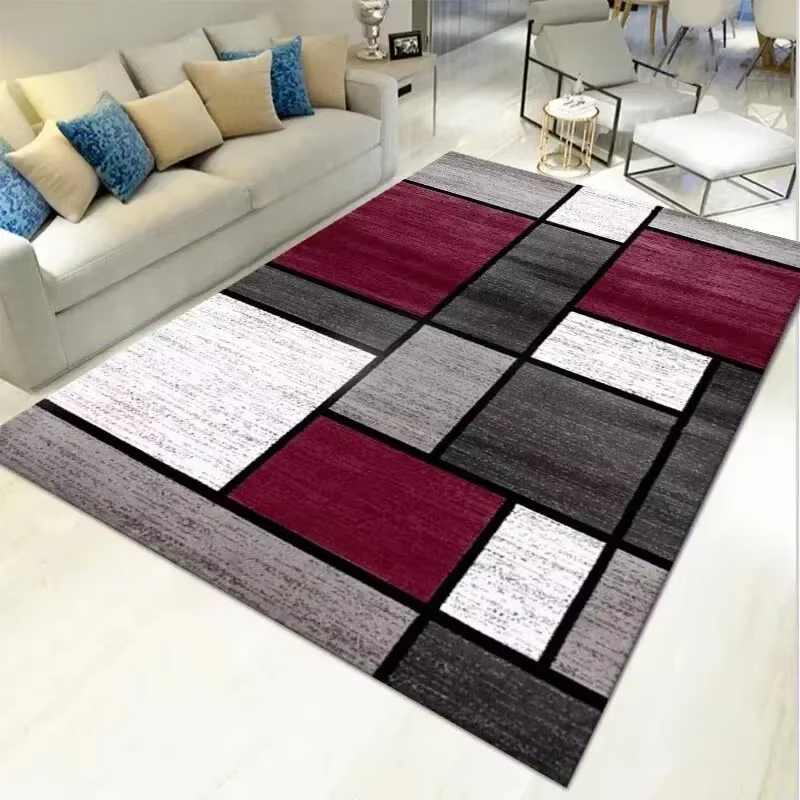 VIKAMA chambre étude tapis de sol géométrique cristal velours tapis salon tridimensionnel diamant gr