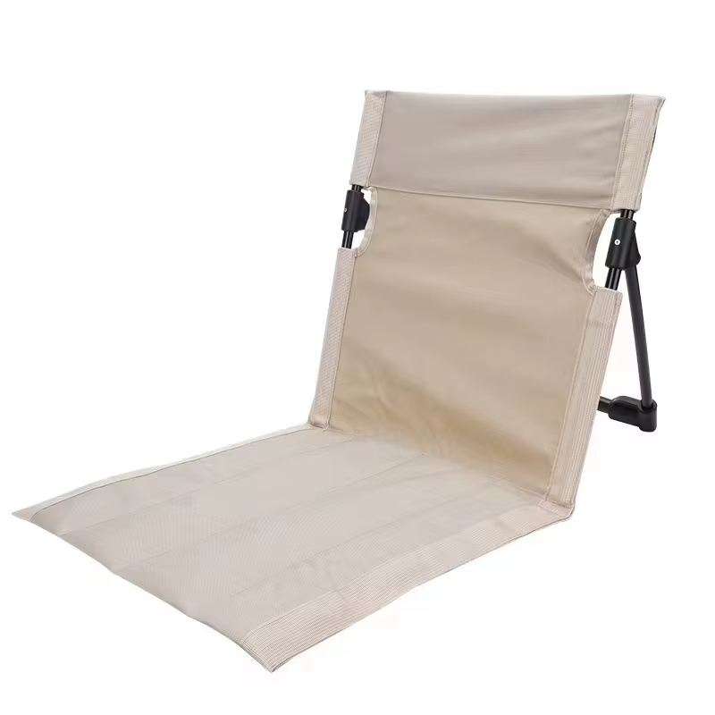 Chaise de plage pliante, paresseuse, Portable, pour jardin, pelouse, salon, avec dossier et coussin 