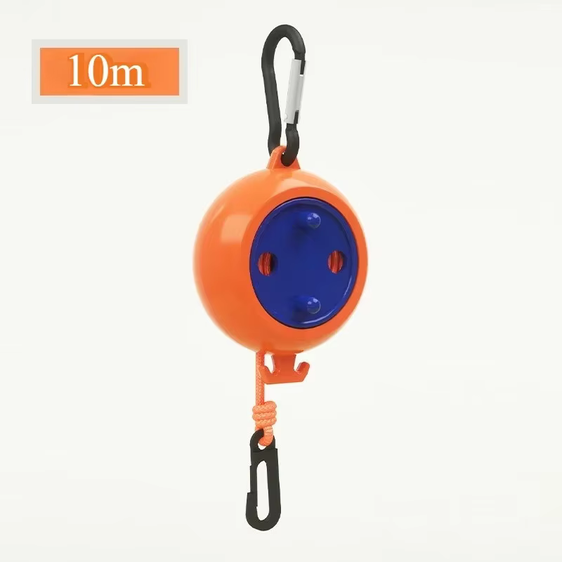 Corde à linge rétractable et antidérapante pour extérieur, résistante au vent, pour hôtel, camping, 