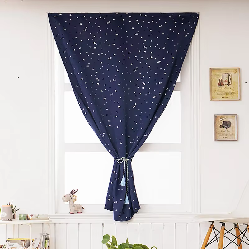 Rideaux occultants d'impression faciles à installer, ombrage, traitements de fenêtre, salon, chambre