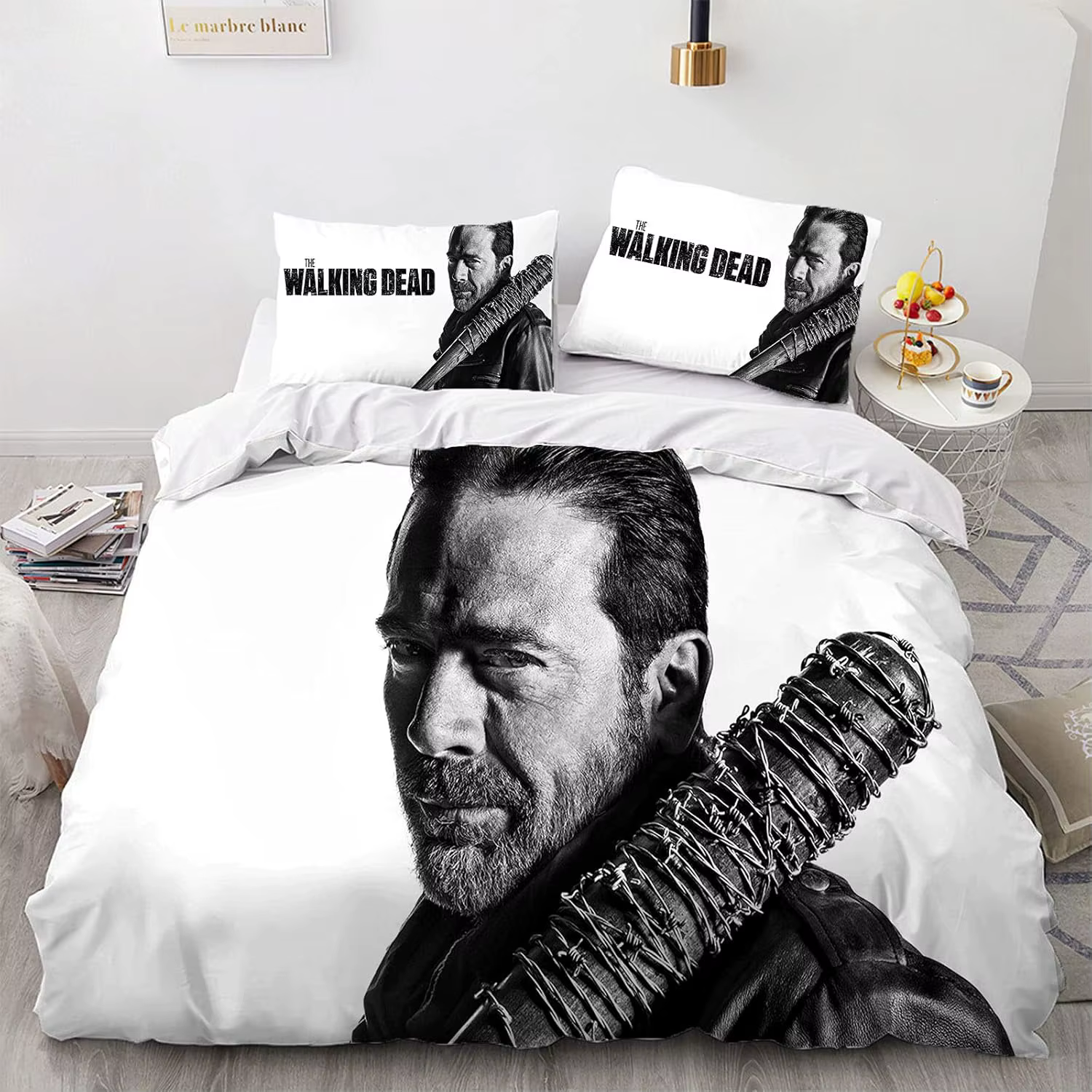 The Walking Dead – housse de couette, ensemble de literie de dessin animé, décoration de chambre pou