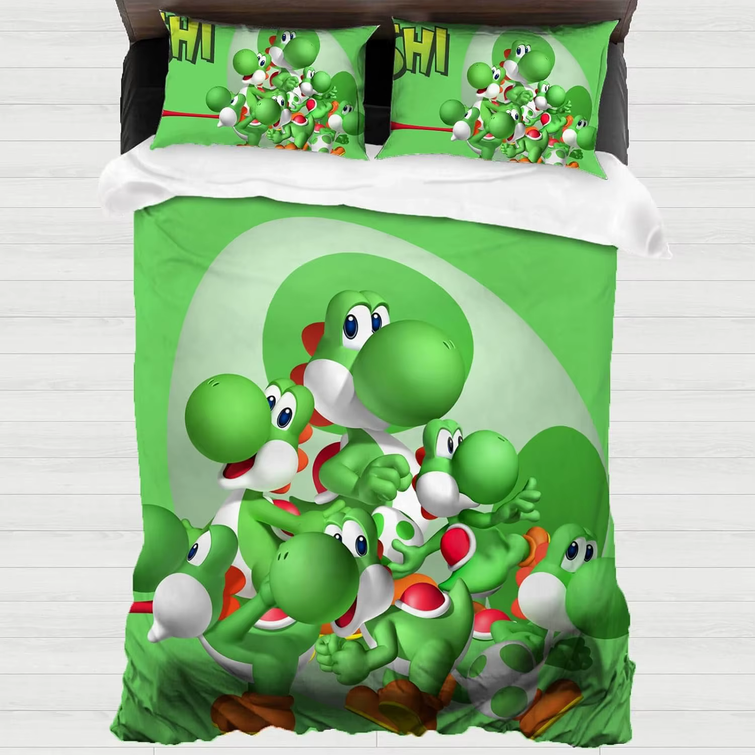 Housse de couette Yoshi's Island, ensemble de literie à impression numérique 3D, exquis, dessin anim