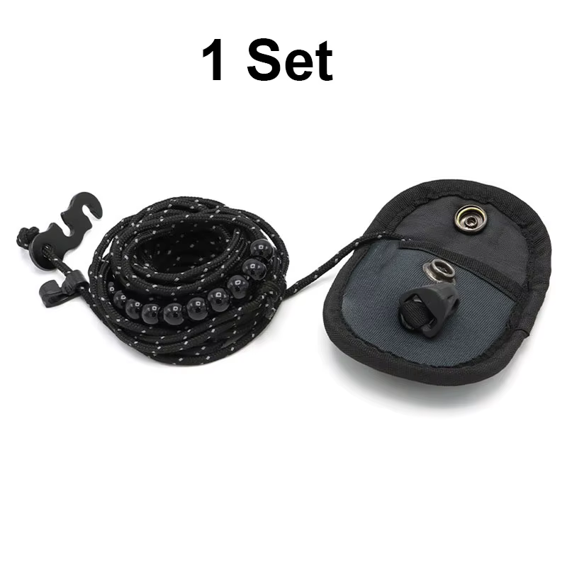 Corde à linge extensible de Camping en plein air de 3M avec 12 Clips de perles, corde rétractable po
