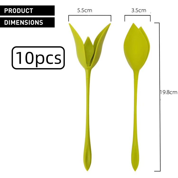 Porte-serviettes floraux en forme de feuille de tulipe, décoration élégante pour table de mariage, e