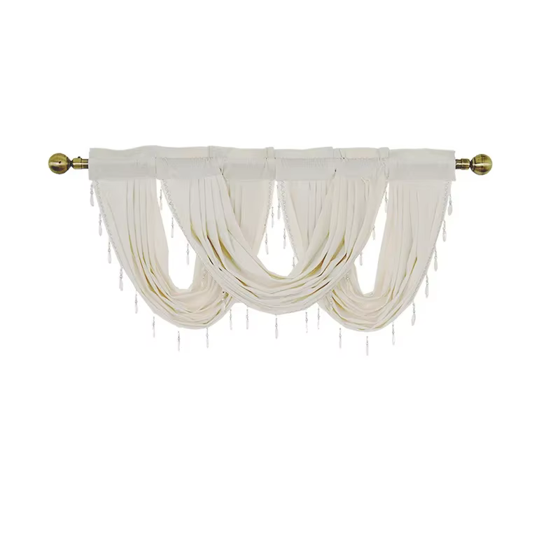 Petit rideau à cantonnière en velours, pour salon, chambre à coucher, cuisine, Hall d'hôtel, décorat