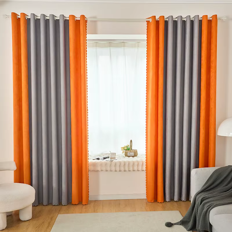 Rideau Patchwork en Jute, tissu Imitation chanvre en Polyester, artisanat de couture occultante, lav