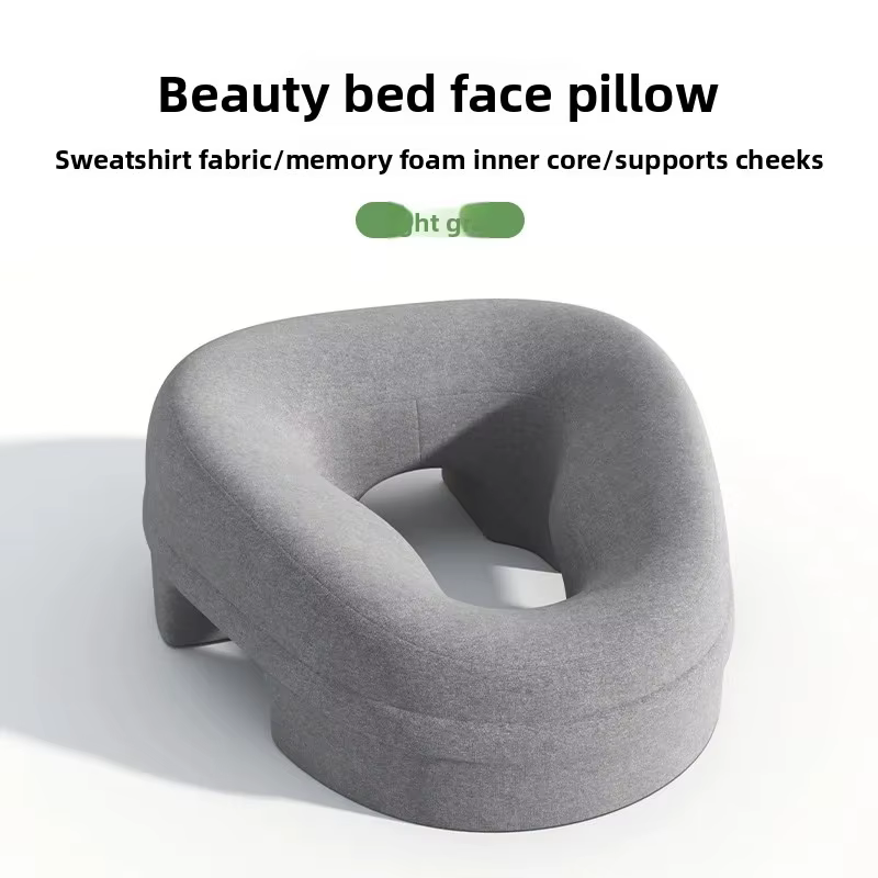 Coussin de repos facial creux en mousse à mémoire de forme, confortable et respirant, pour lit de ma