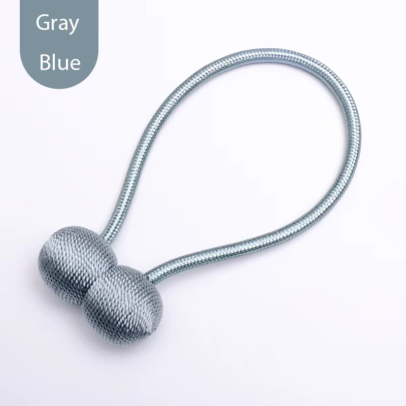 Rideau à aspiration magnétique pour écouteurs, corde de liaison en corde de vache perforée, fixation