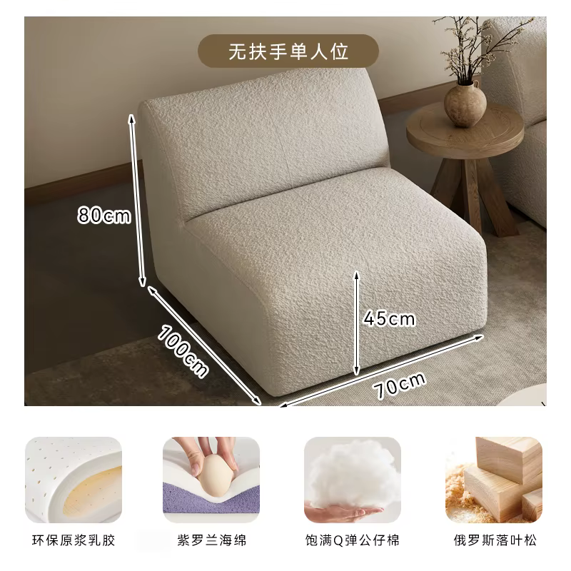 Double coussin salon canapés coussin concepteur salon Cinema canapé adultes luxe Divano Soggiorno me