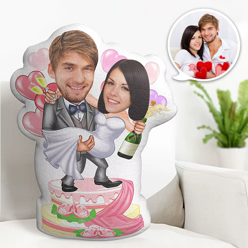 1 coussin humoristique personnalisé, disponible en plusieurs tailles, oreiller surprise sur mesure, 