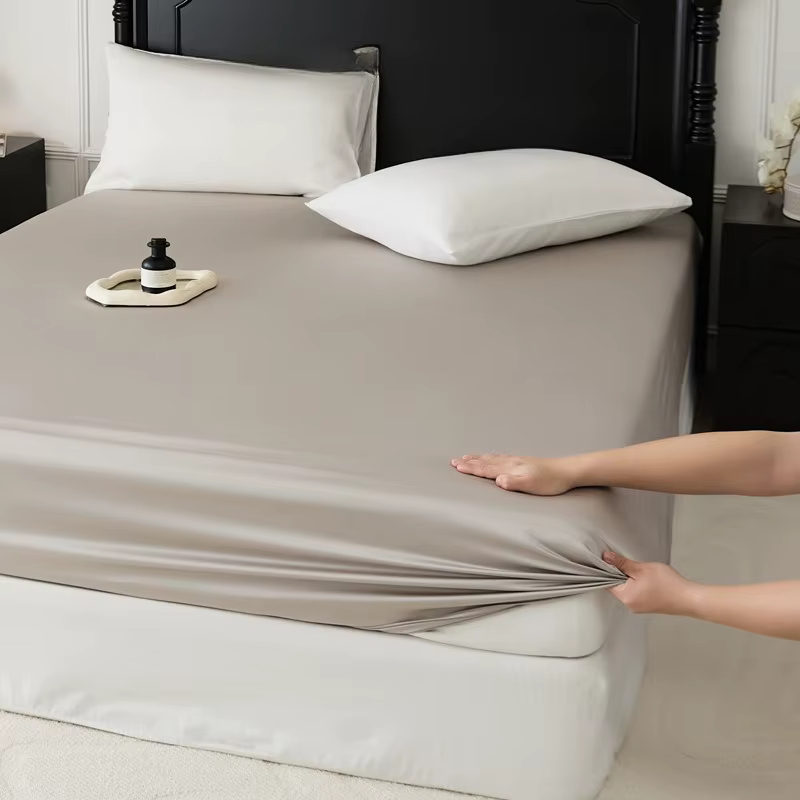 Drap-housse respirant en Tencel Lenzing, luxe estival, rafraîchissant, doux pour la peau, protège-ma