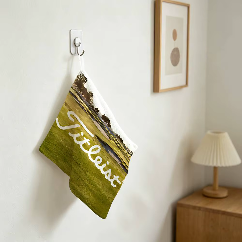 Serviette quotidienne en polyester et coton T-T-titl-ei-stS, chiffon de cuisine suspendu pour essuye