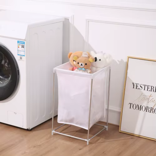 Panier à linge portable, organisateur de vêtements sales avec sac amovible pour salle de bain, chamb