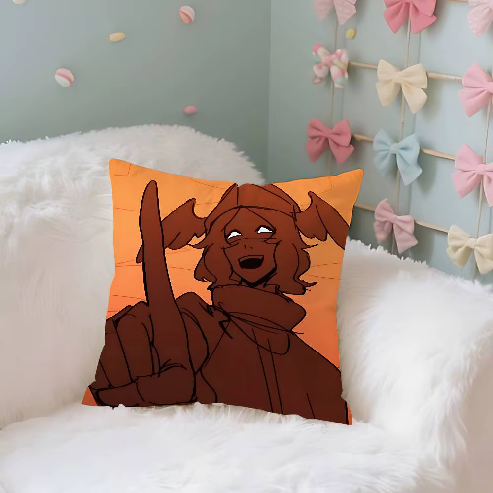 Hermes E-Epic The M-Musical Case, taie d'oreiller en tissu pelucheux, housse de coussin imprimée dou