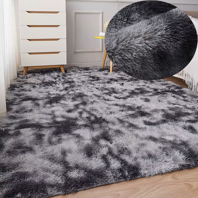 Tapis de grande surface pour salon, chambre à coucher en peluche, salle de bain, couvertures moelleu