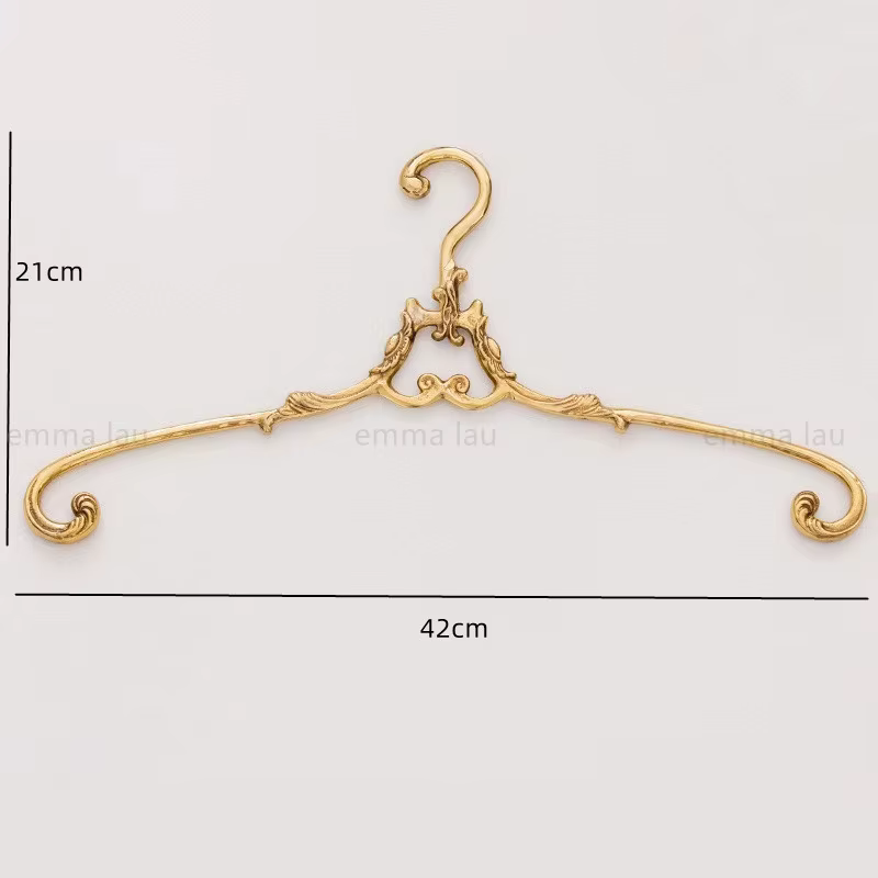 Palace-Cintre en Laiton Massif localité pour Vêtements de Bain, Décoration en Métal T1