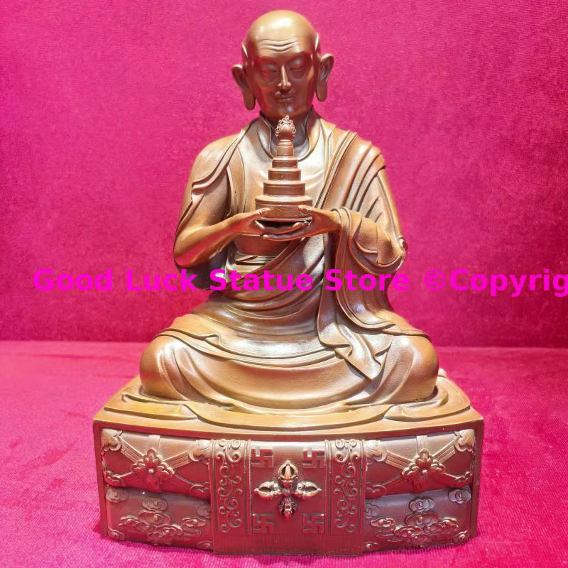 Statue de bouddha Rare de haute qualité, rngog-lo-legs-pavi-shes-rab, fournitures d'altaire bouddhis