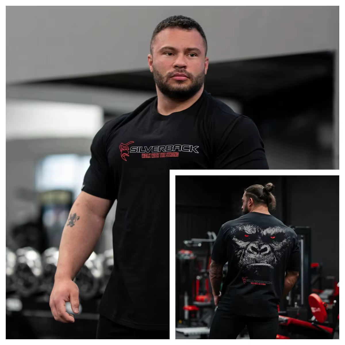 Nouveau T-shirt de sport été 2026 tendance avec imprimé Gorille - T-shirt confortable Silverback Gym