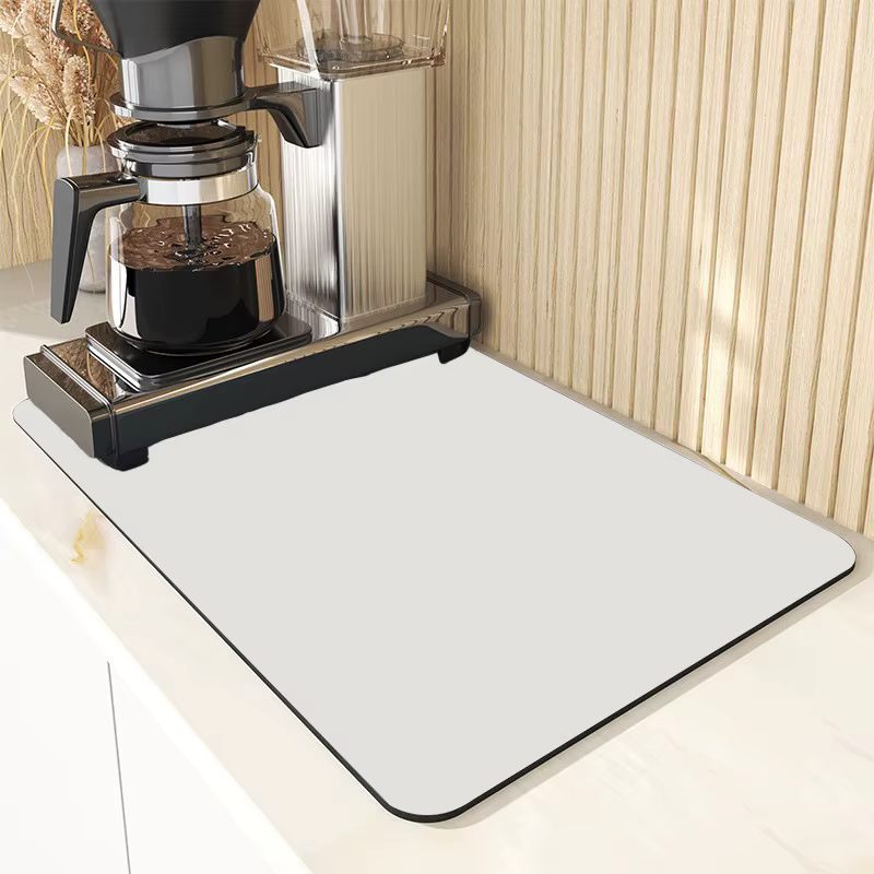 Tapis de séchage de vaisselle 11x16 pouces, pour comptoir de cuisine, tapis de Bar à café, tapis de 