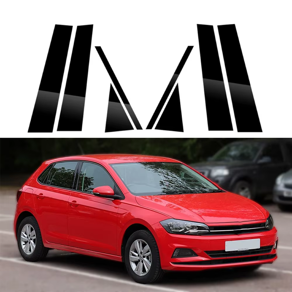 Couverture de décoration de porte de poteau de pilier de fenêtre, accessoires pour Volkswagen VW Pol
