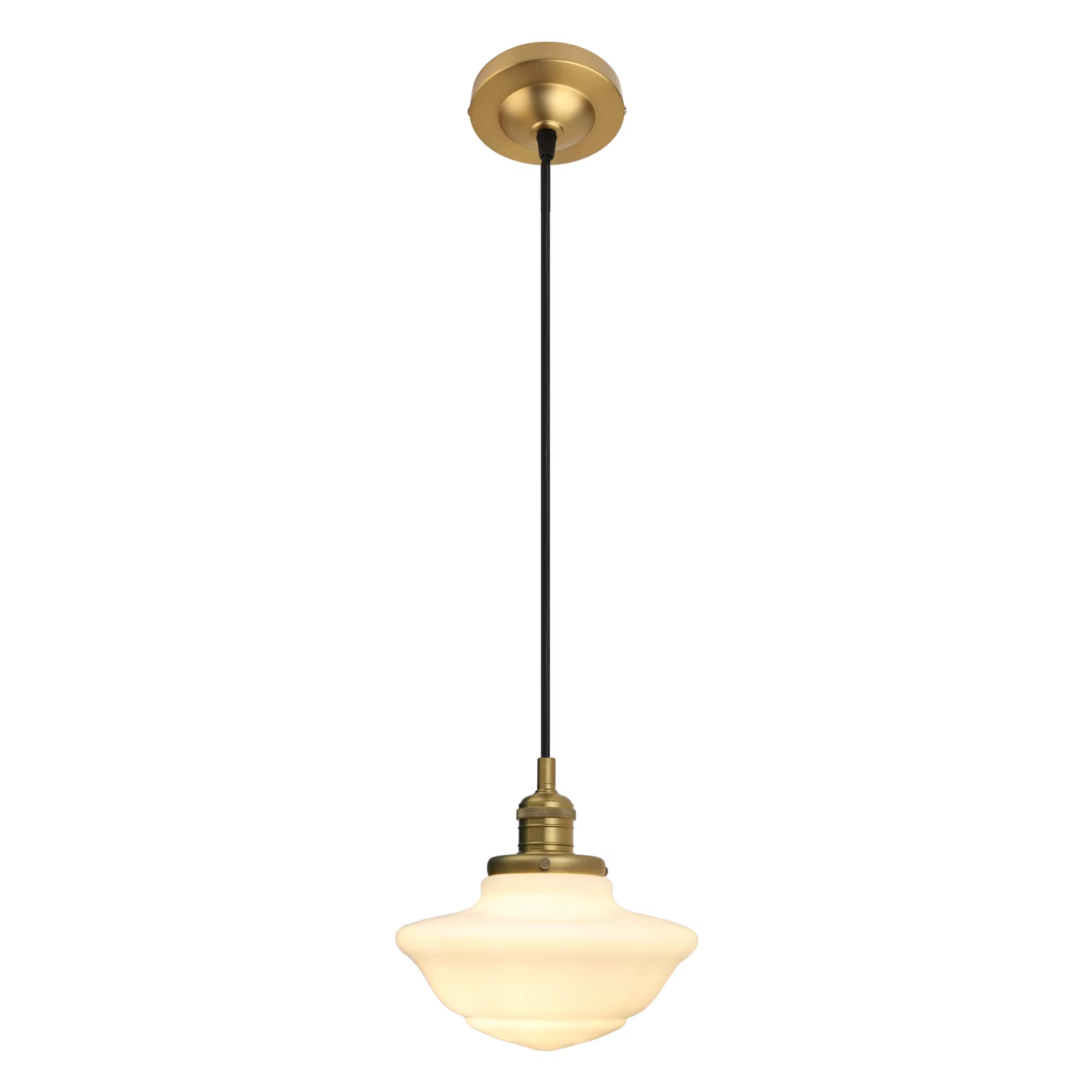 Permo suspension moderne avec verre blanc lait, plafonnier givré pour salon chambre cuisine salle à