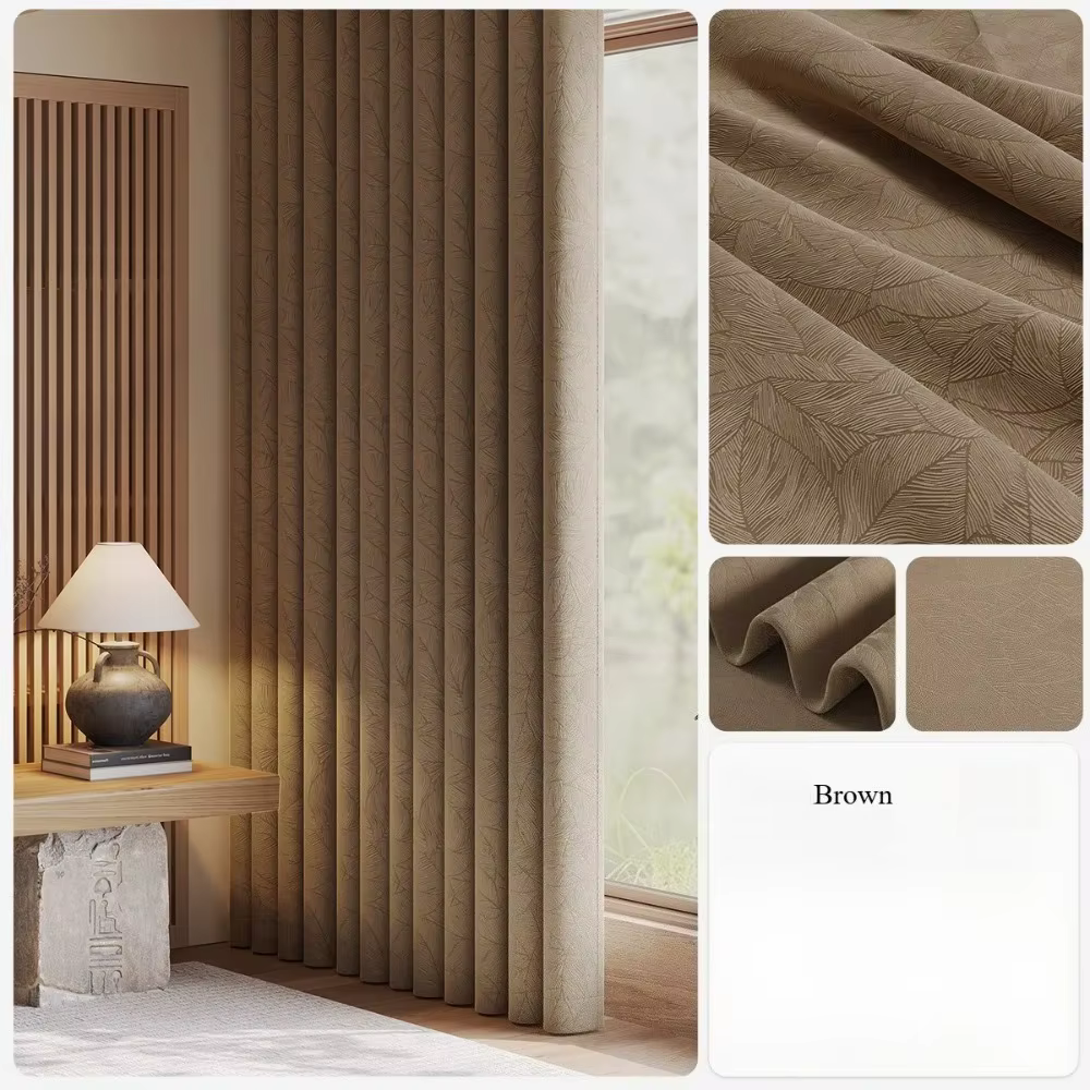 Rideaux d'isolation thermique pour chambre à coucher, tissu Chenille, Protection solaire, blocage de