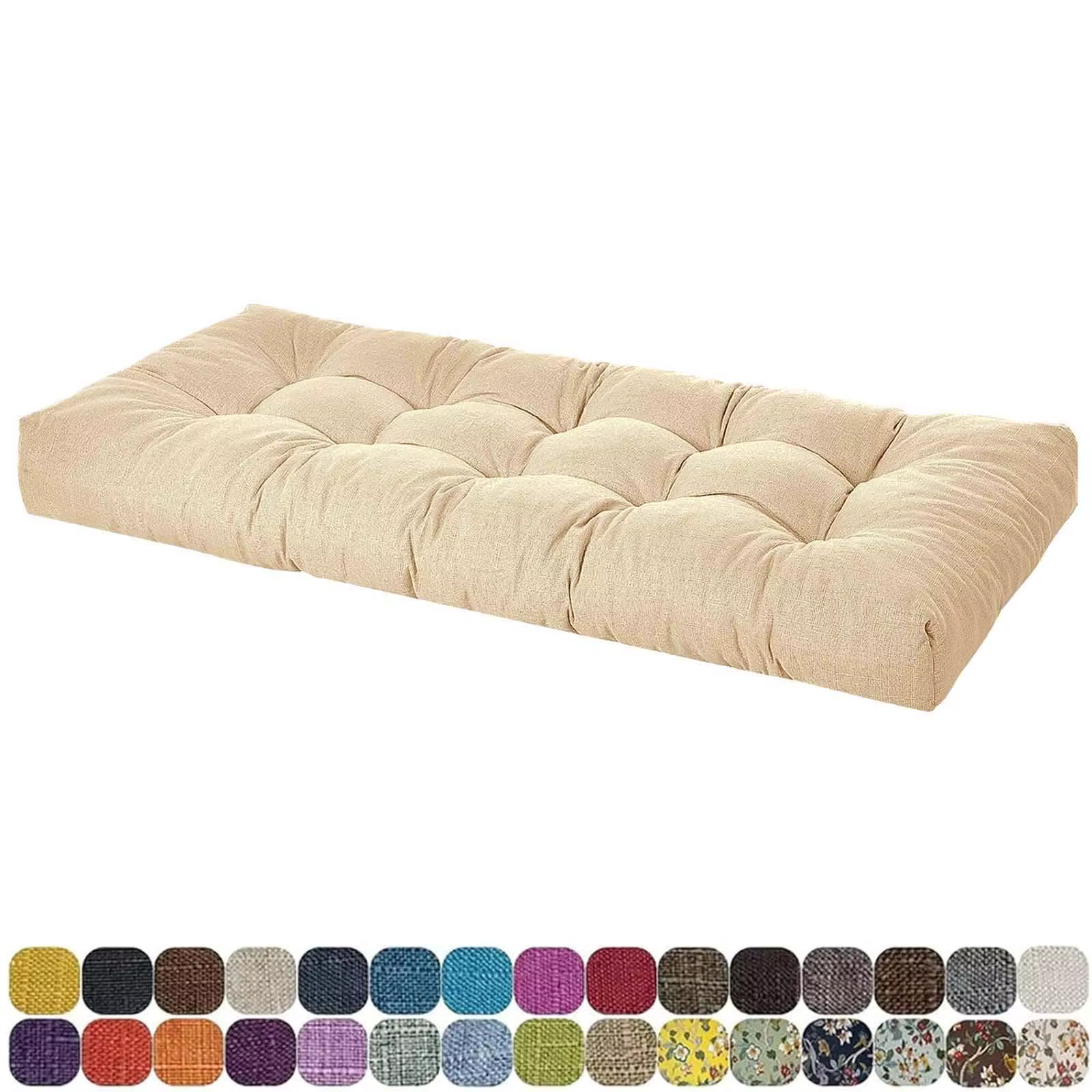 Coussins de rebords de fenêtre en lin pour chambre à coucher, coussin de banc pour salle à manger, s
