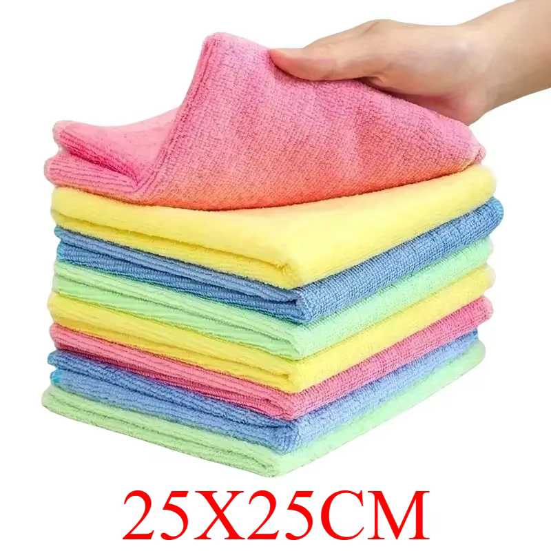 Paquet de 3/5/10/20 chiffons de nettoyage de qualité supérieure-serviettes en microfibre douce pour