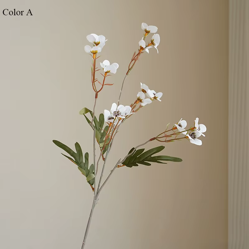 Simulation de fleur de prunier de style pastChev, fleurs artificielles, décoration de mariage, décor