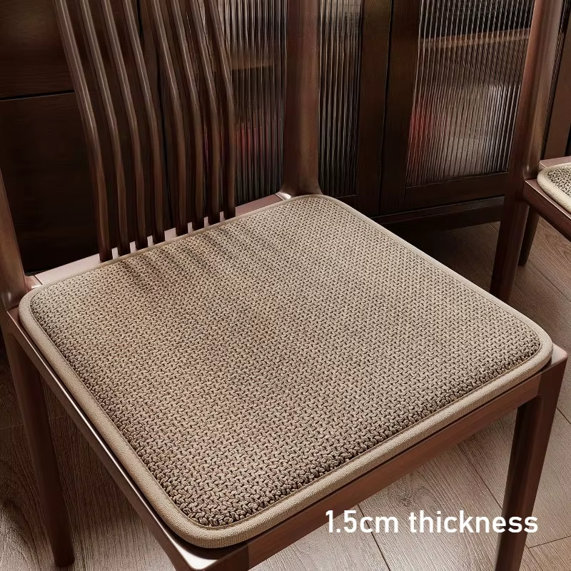 Coussin de chaise en mousse à mémoire de forme épaisse, 1.5cm, coussin de siège doux, antidérapant, 