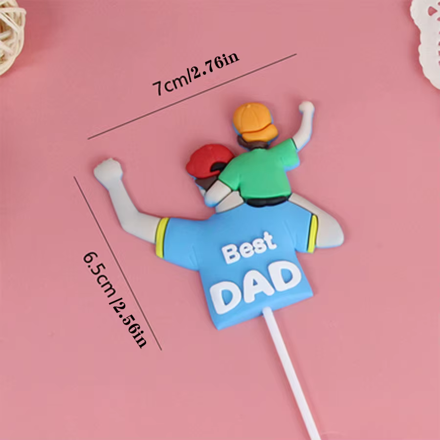 Décoration de gâteau pour la fête des pères, plug-in, bon papa, câlin, garçon, ornement vous êtes mo