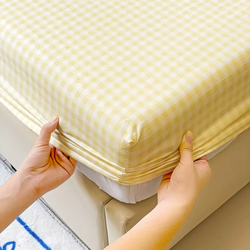 Drap-housse hypoallergénique de haute qualité 1 pièce - Prélavé, toucher doux, sans plis, antidérapa