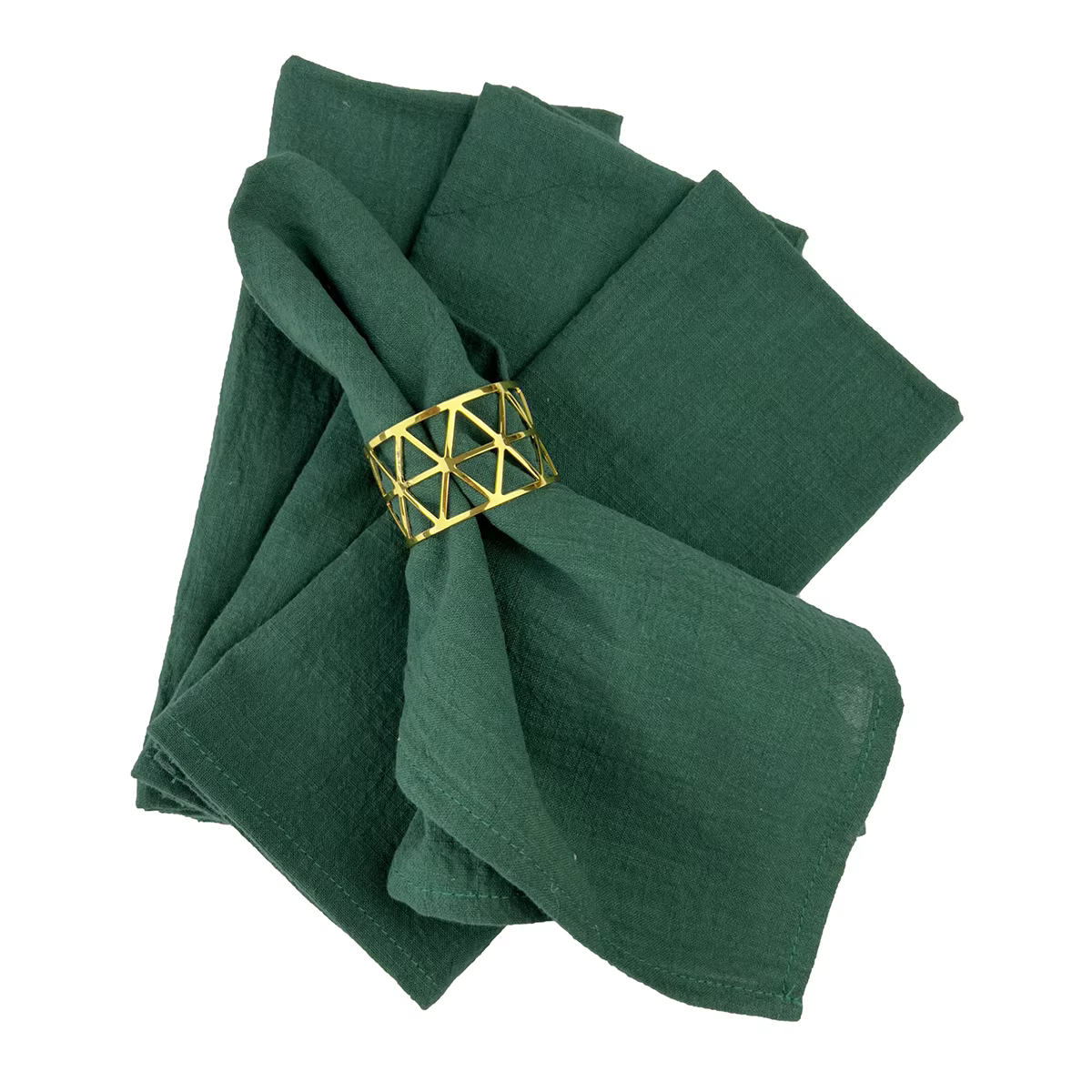 4PCS 30x45cm 100% coton, serviettes de table vertes de Noël, bleues, réutilisables, pour mariage, fê