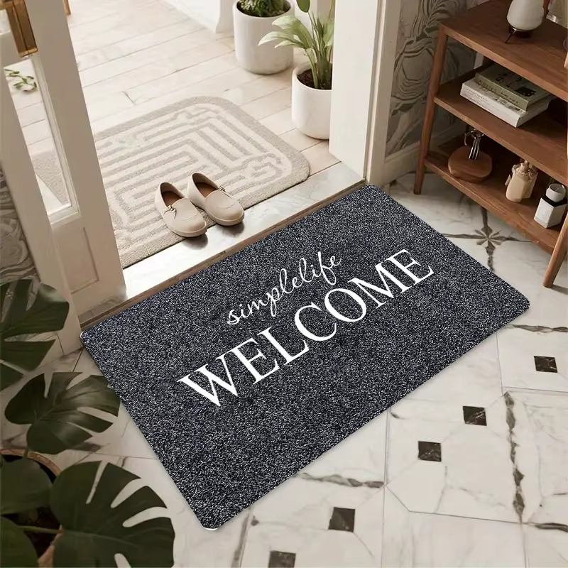 Tapis de bienvenue pour porte, tapis de bienvenue pour intérieur et extérieur, entrées, salon, buand