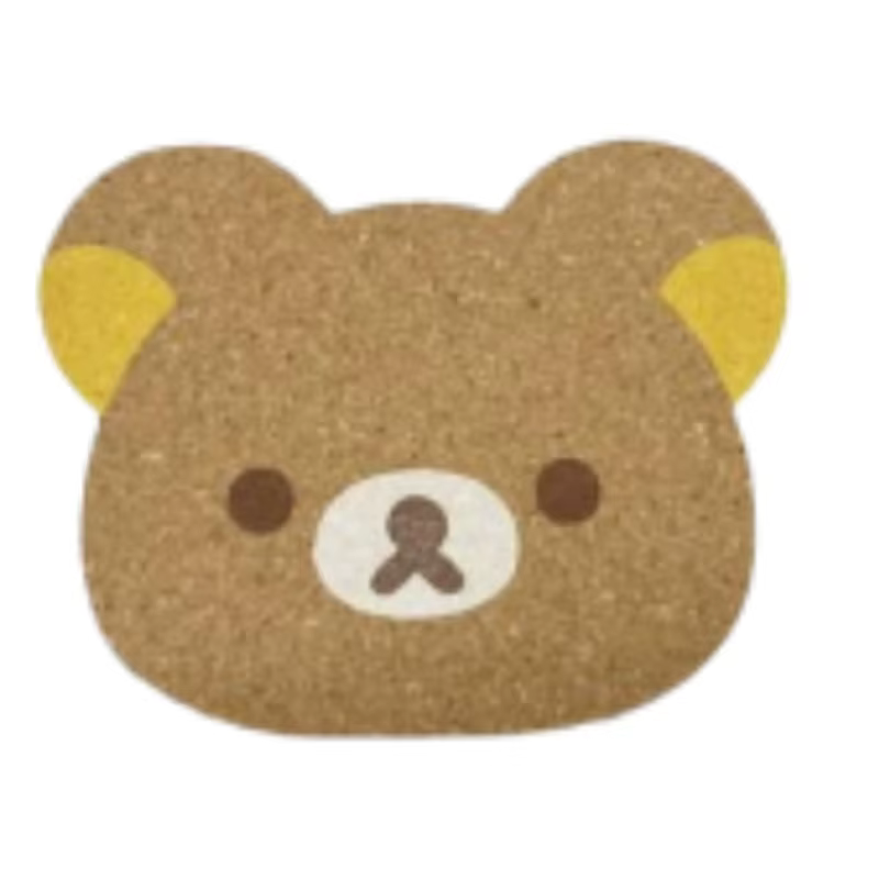 Dessin animé 1PC Rilakkumas Table à manger napperon dessous de verre accessoires de cuisine tapis ta