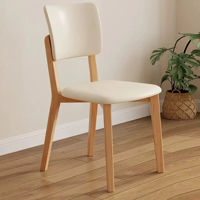 Chaises de salle à manger contemporaines en similicuir, chaises de salle à manger design européennes