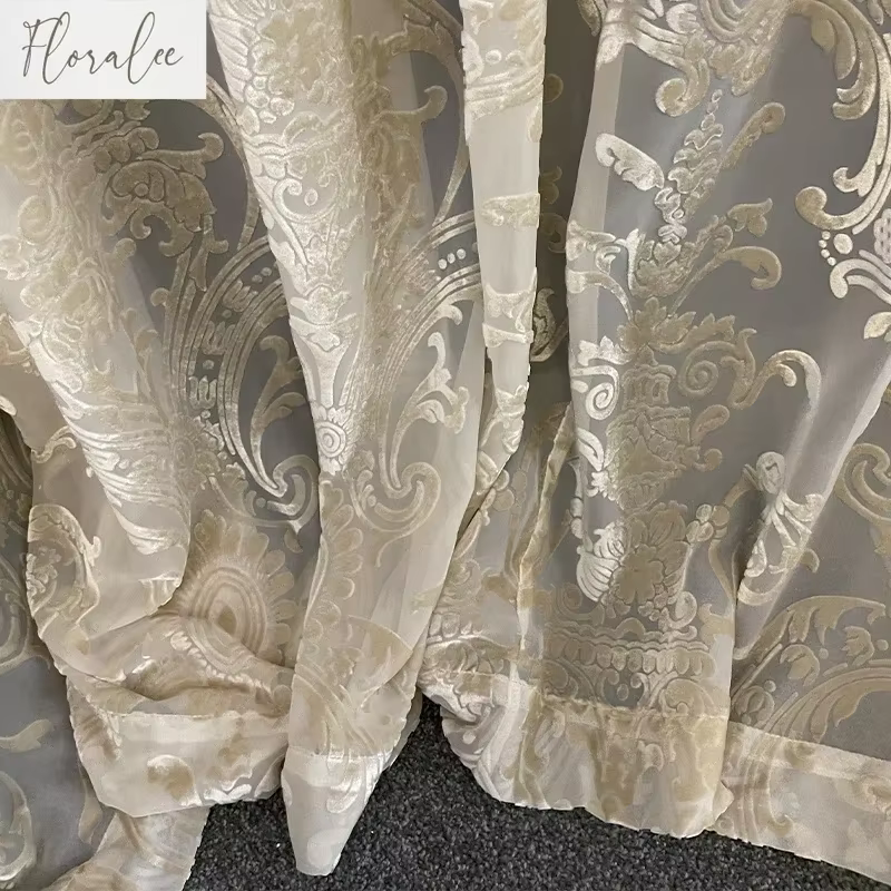 Rideaux de luxe bronzants en velours haut de gamme, pour Villa, salon, chambre à coucher, Style euro